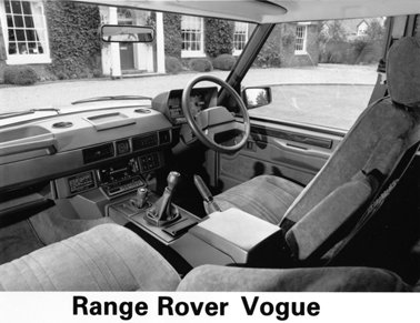 Photo credit: Range Rover Classic